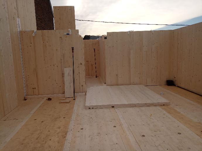 Massief houten panelen